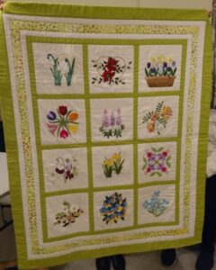 Gail Winter's appliqué Block of the Month